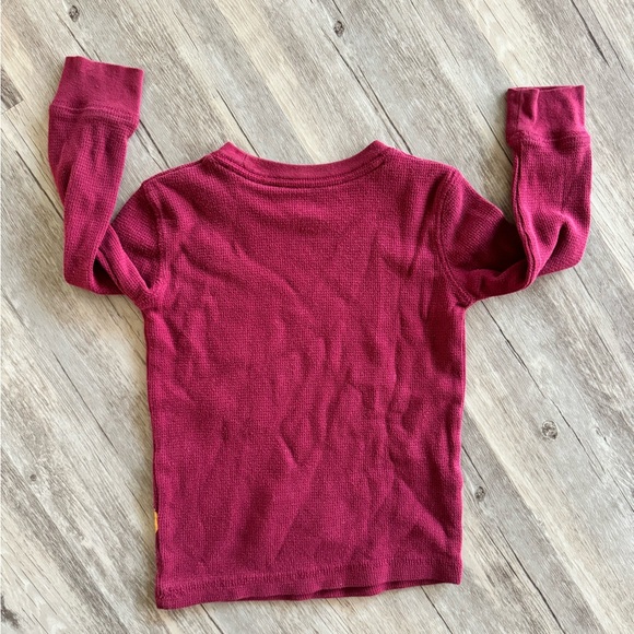 Disney Mickey Mouse Graphic Waffle Long Sleeve Tee - Picture 2 of 2